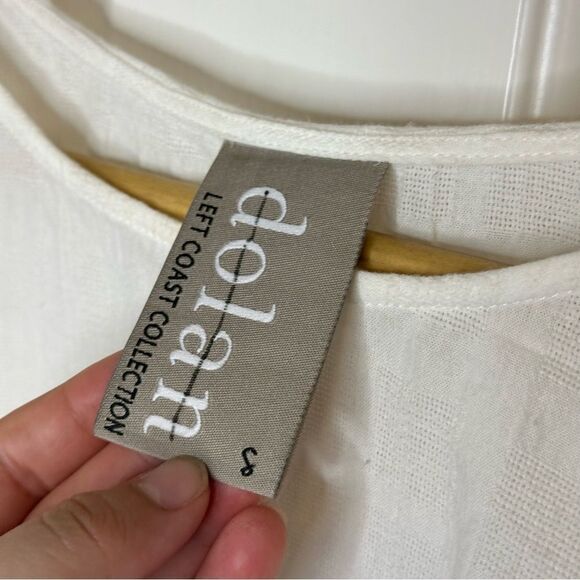 Anthropolgie Dolan Left Coast Evamarie White Bell Sleeve Fringe Top Sz S Boho - Picture 5 of 6